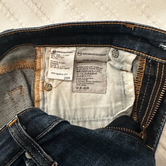 Adriano Goldschmied AG Skinny Blue Jeans – Classic Stretch Denim - Picture 2 of 4